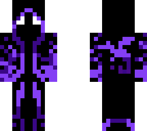 purple cloak but with purple eyes
