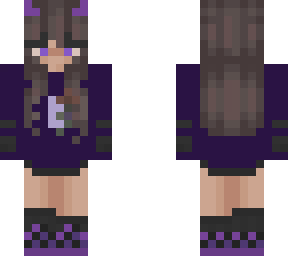 purple devil girl
