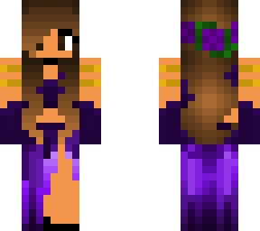 purple dress
