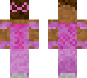 purple dress girl