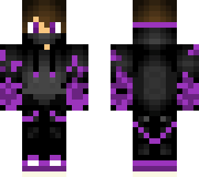 purple fire hoodie