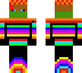 rainbow man | Minecraft Skin