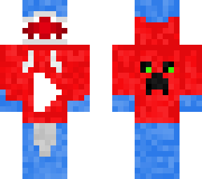 shark youtube hoodie with creeper