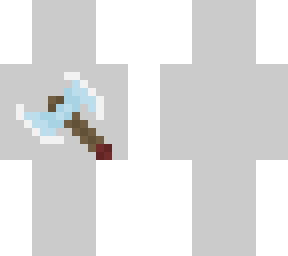 top blade of an ax