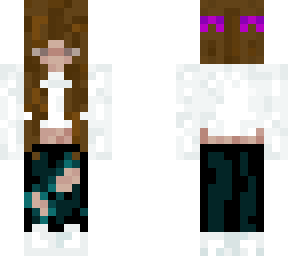 trendy girl with bows