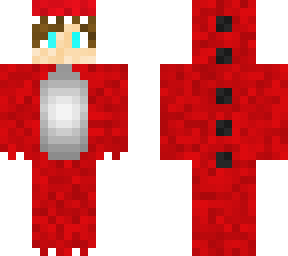 a red dino