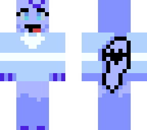 axil the blue axolotl, with a sweater