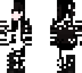 black and white gamer girl
