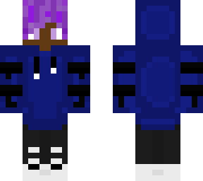 blue hoodie