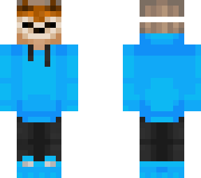 blued with a fox mask (original not by me)