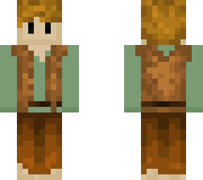 boy mediaval style with vest barefoot