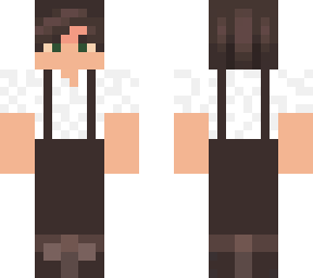 brown straps boy