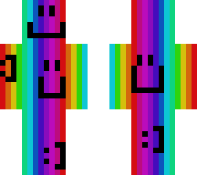 cursed rainbow face
