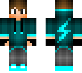 cyan player with headphones