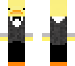 duck suit (can take clothes off)