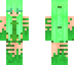 edited green fire girl