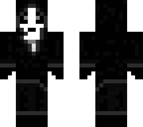 ghost in a black suit