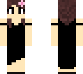 girl in black dress