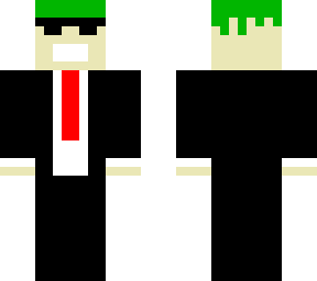 mr green hair man