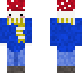 mushroom with scarf