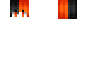 new male anime hb - black & orange split