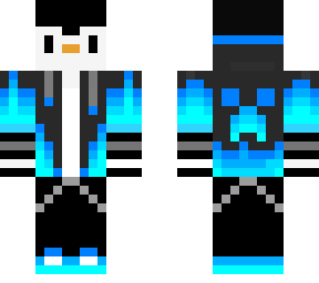 penguin in creeper hoodie (some of it isnt mine)