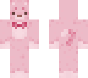 pink cat with bow tie