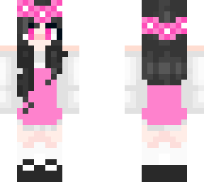 pink flower girl