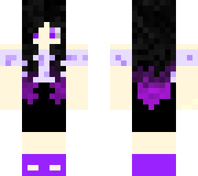 purple hair girl