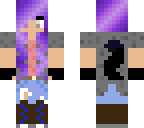 purple werewolf oc