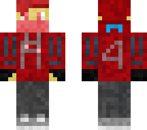 r4 special!!! red creep hoodie w/ hoodie down (improved version)