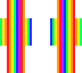 rainbow skin