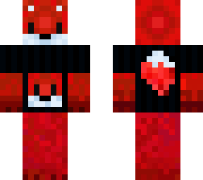 red fox with t-shirt