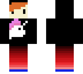 red hair hoodie unicorn shirt
