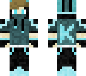 semi blue armor skin