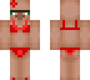 villager in a bikini *red*