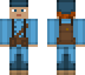 ww1 french soldier but with hair