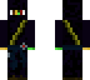 zombie human in ninja suit