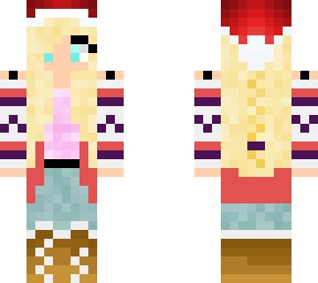 blond x-mas girl