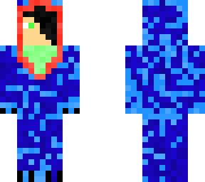 blue monster onesie