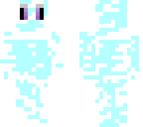 blue on white