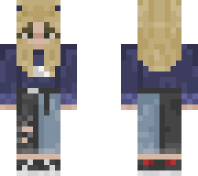 blue sweater