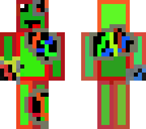 broken robot  block green derp