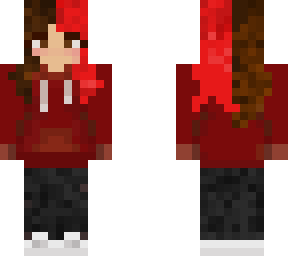 casual girl (dyed hair)
