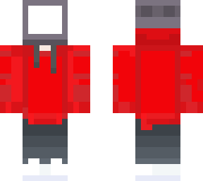 computer head (red)