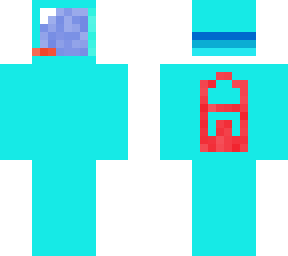 cool among us player cyan