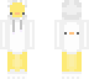 duck w/ shoes and white hoodie