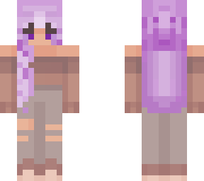 lavender hair(hot cocoa outfit)