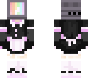 maid outfit tv head