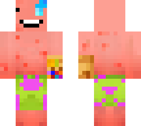 patrick sans thanos with stones.
